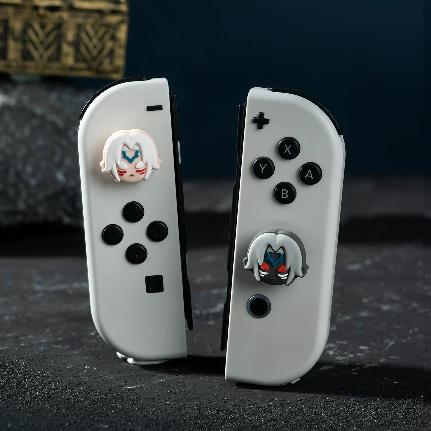 Nintendo Switch джойстик шапки OLED игровая машина кнопочная крышка противокоска NS Zelida темный ночничок