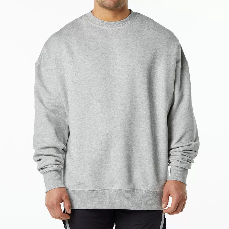 400 г утолщенный свитер с круглым вырезом на флисовой подкладке американского размера, мужской американский свободный Однотонный свитер большого размера для пар, прилив