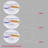 3 pieces of transparent fishing line jewelry rope invisible nylon beads (3 sizes, 60 yards per volume)