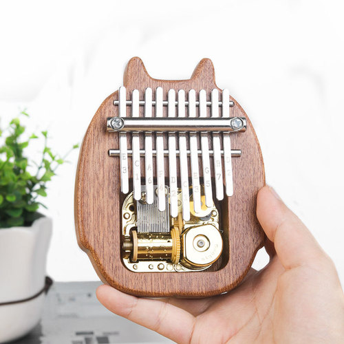 Can play 10-tone thumb piano music box for beginners, music box, Totoro crafts, kalimba finger piano