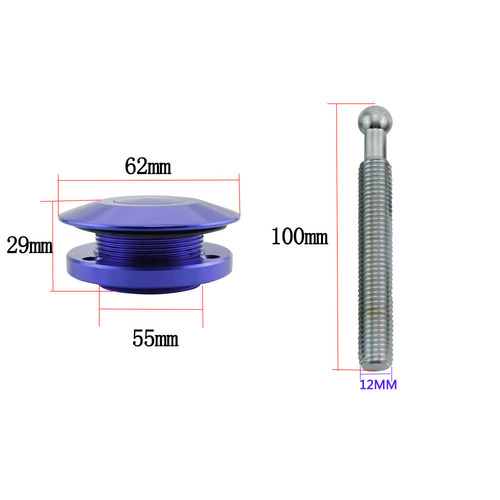 Cross-border car modification accessories aluminum alloy invisible anti-theft hood lock universal racing modified hood lock