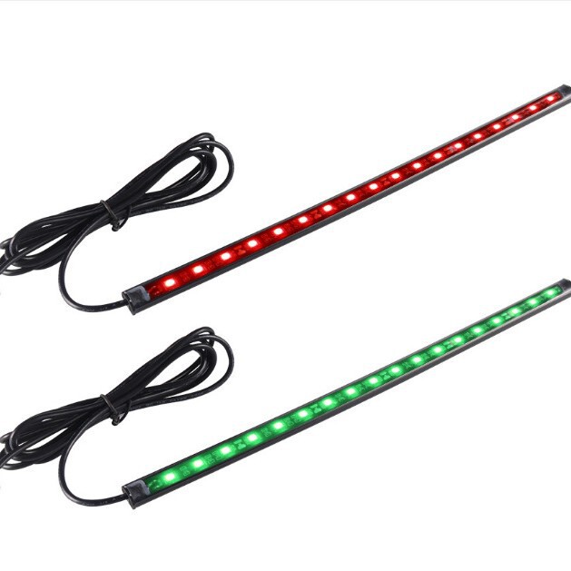 12V car Yacht Marine LED navigation light red and green signal light left and right side light indicator light accessories boat tail light