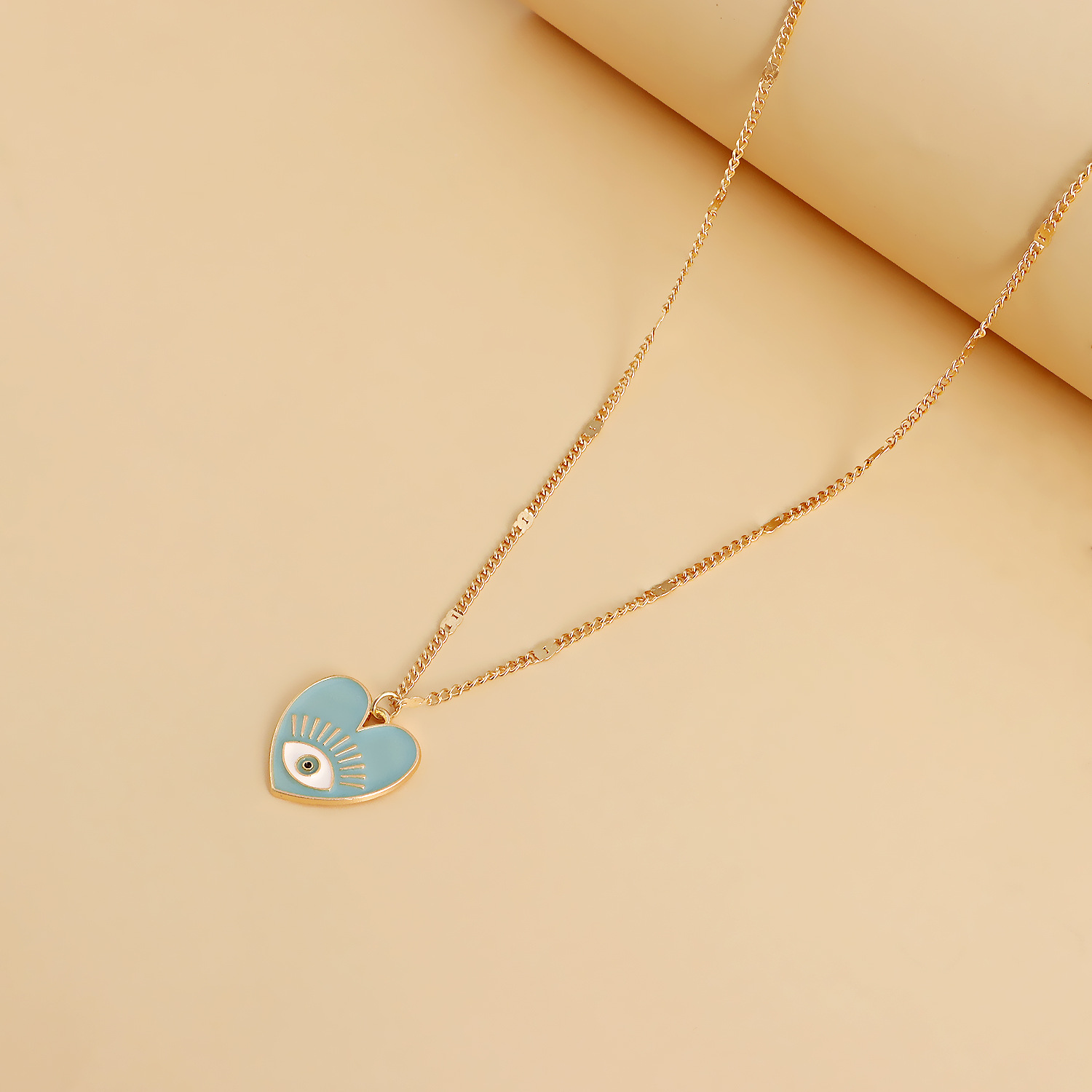 Fashion Devilu0027S Eye Alloy Plating Layered Necklaces