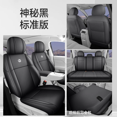 Seasons, Full Surround Seat Cushions, Leapmotor – Modelə uyğun (Original) oturacaq örtükləri - standard-version-mysterious-black-all-inclusive-nappa-leather-material-27-models-of-zero-running-c10