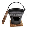 鑄鐵鍋炖鍋家用無塗層不粘老式生鐵吊加厚湯鍋日式壽喜燒鍋具商用