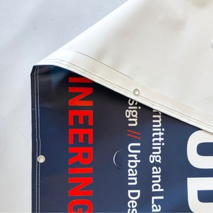 Shanghai Customized Pvc Banner 13oz550 Inkjet Cloth Banner Vinyl Mesh Cloth Color Knife Scraper Banner