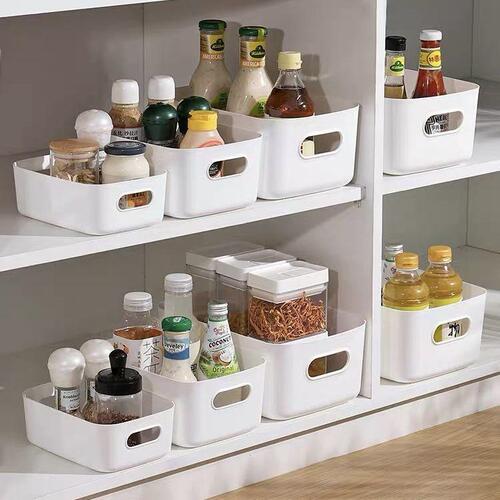 Japanese miscellaneous storage basket kitchen storage box cabinet storage basket storage box household cosmetic storage box
