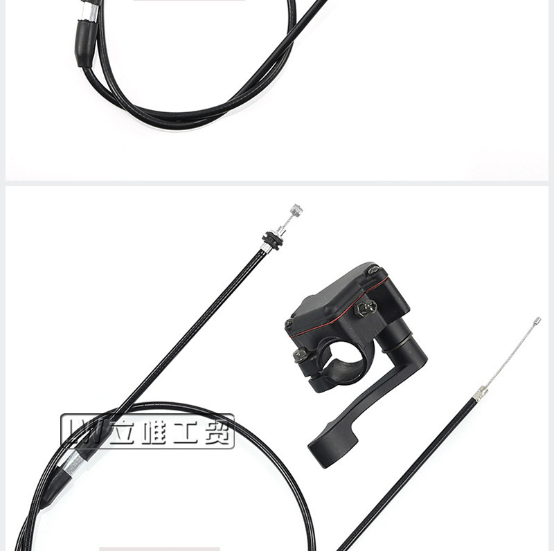 Atv Beach Bike Off-Road Motorcycle Large Bull Aluminum Throttle Seat Throttle Cable 50-250Cc Thumb Fueler