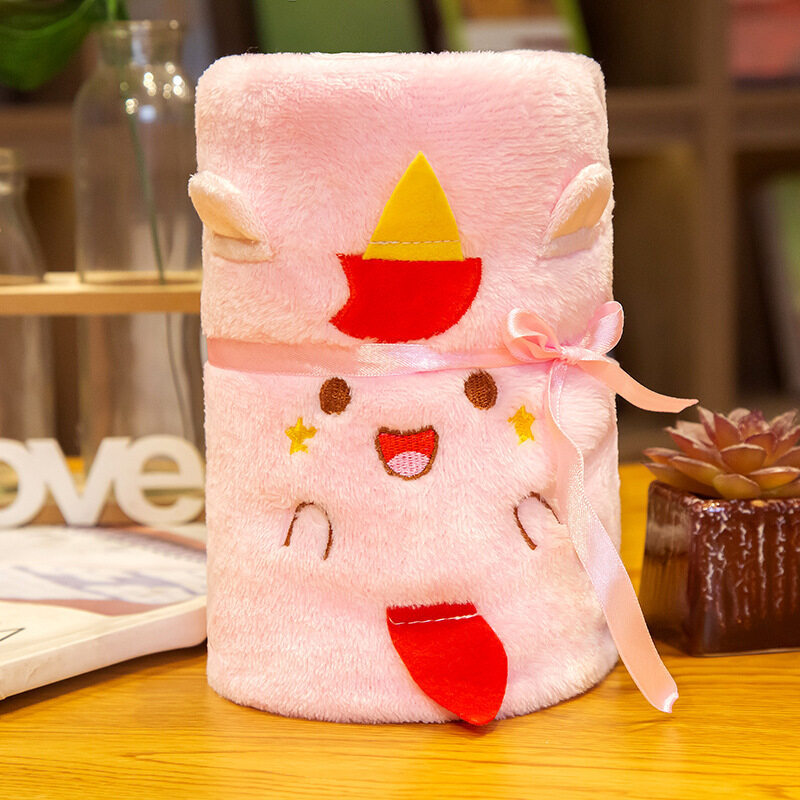 Centro comercial 10 yuanes actividad regalo de dibujos animados manta Oficina dormir manta Four Seasons manta universal fábrica manta al por mayor