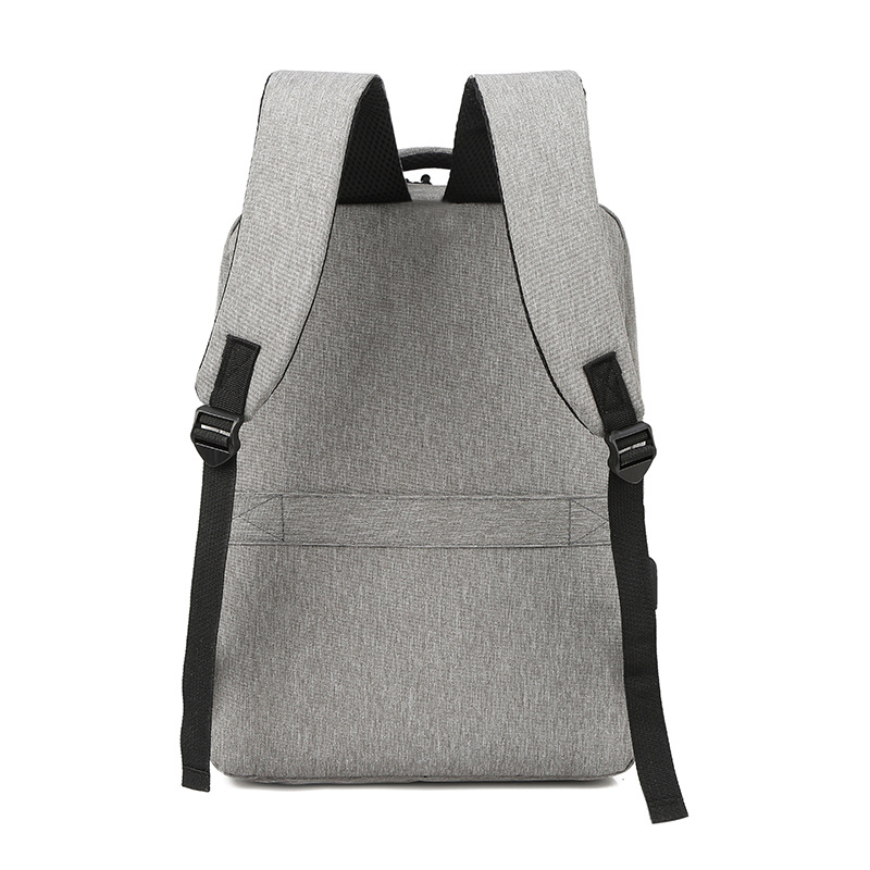 Mochila de estilo nuevo 2025 para hombre, de tela Oxford, para negocios, para computadora, de gran capacidad, moderna, informal, para la escuela, con impresión de logotipo.