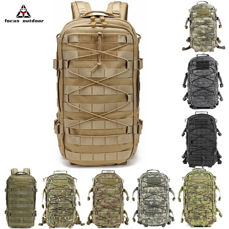 Mochila Táctica de Montañismo 1000D de Poliéster Impermeable para Acampar y Senderismo