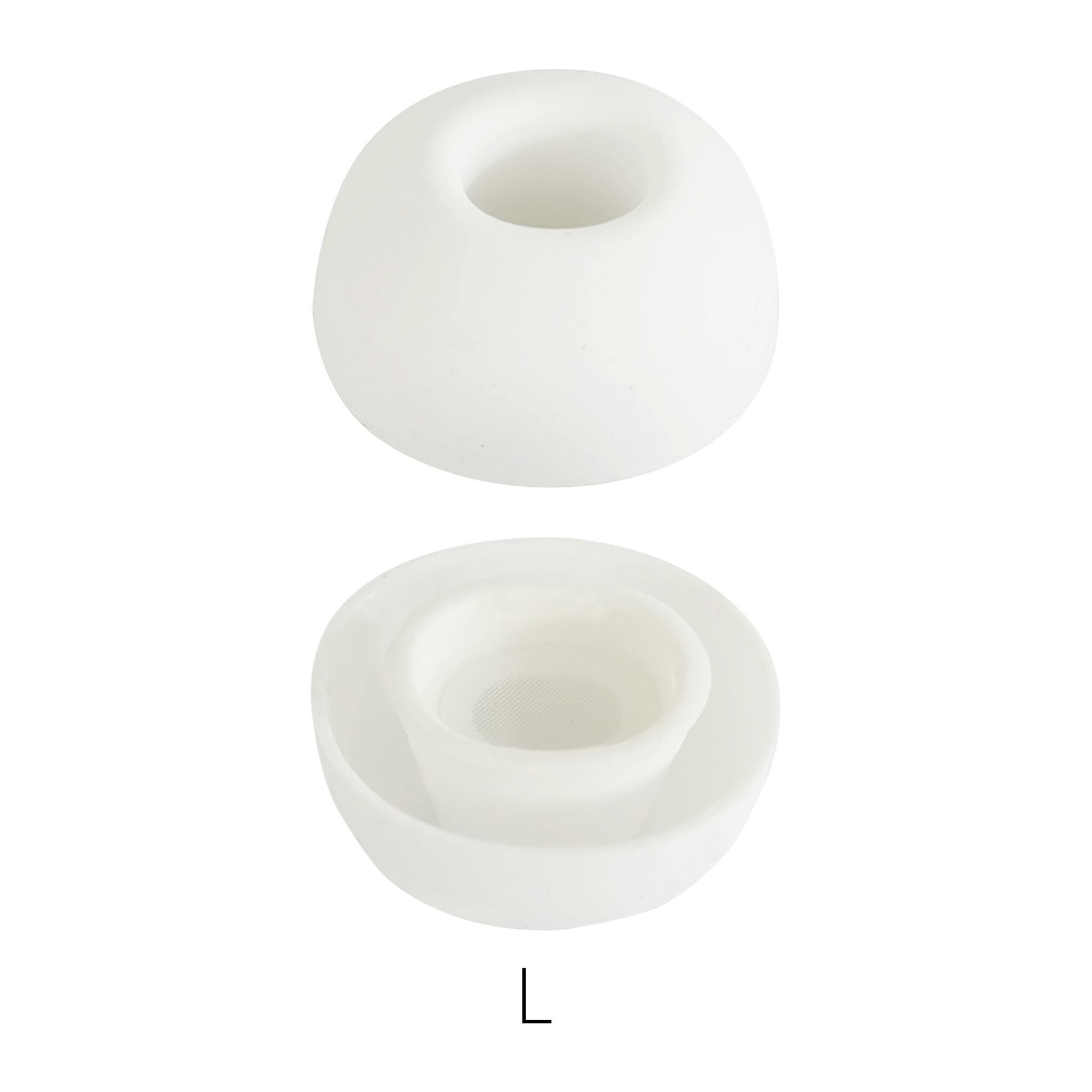 Adecuado para Airpods Pro 2 Generación grande, mediano y pequeño blanco silicona auricular Apple Bluetooth con tapones para los oídos de gasa