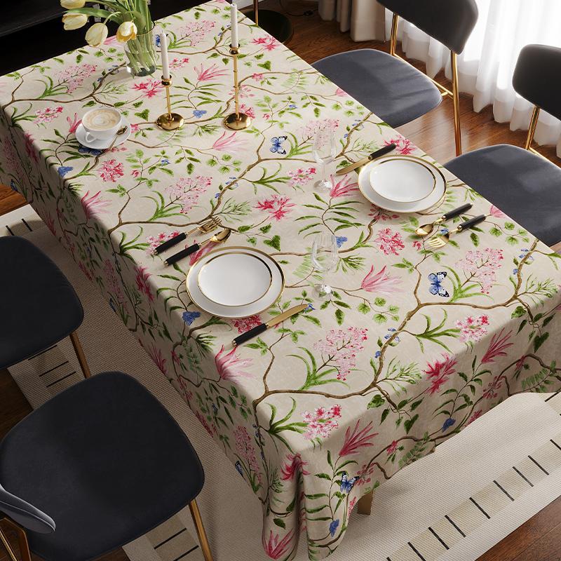 Mantel para Mesa de Comedor y Centro de PVC Impermeable, Resistente al Aceite y al Calor