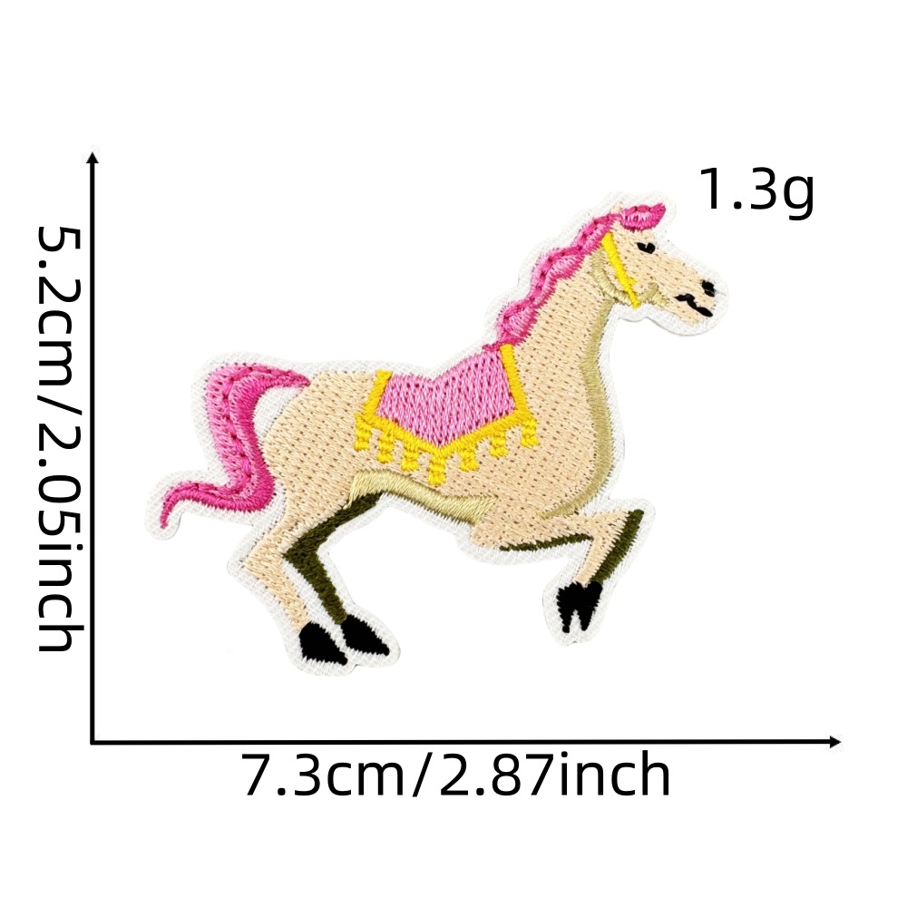 5g Weight Clothing Sticker Patches Classification 1 Piece, 1 Set Quantity Nonwoven, Polyester Material Color Block, Star, Heart Shape Pattern Cute Style 1 Piece 1 Set Cute Color Block Star Heart Shape Nonwoven Polyester Clothing Sticker Patches 6