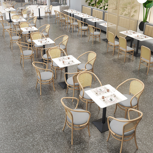 Theme restaurant rattan chairs, tea restaurants, burger restaurants, restaurants, wall booths, milk tea shops, cafe sofas