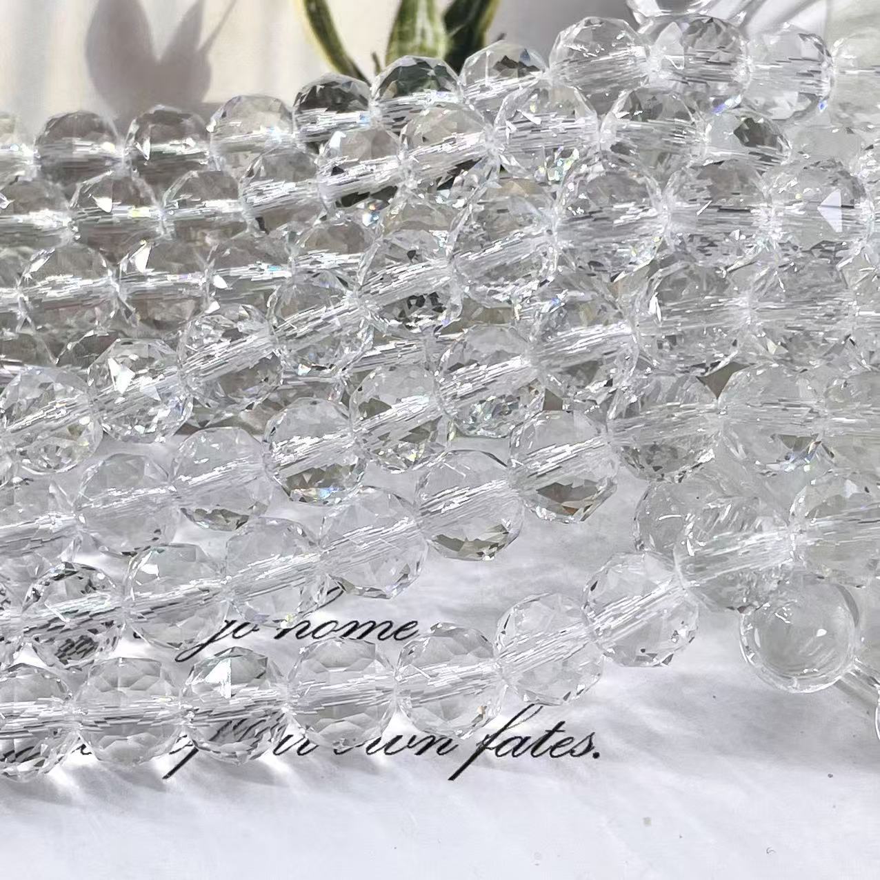 Bola de flores de 8mm Jingjing K9 cuentas sueltas de cristal 64 superficies cortadas con cuentas Accesorios de joyería hechos a mano de bricolaje Pulsera Collar lote suelto image 69