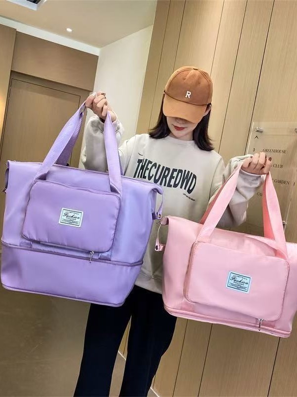 旅行バッグメーカー直販大容量折り畳み可能な旅行バッグ短距離荷物バッグフィットネスバッグスポーツバッグ代発可|undefined