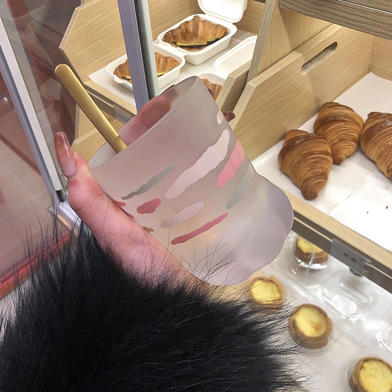 網紅貓爪杯可愛玻璃杯情侶創意貓腳杯個性家用水杯ins高顏值杯子