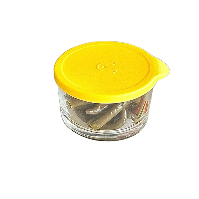 咸菜密封罐玻璃保鲜盒食品级收纳盒冰箱保鲜罐小菜泡菜罐子分装盒|undefined