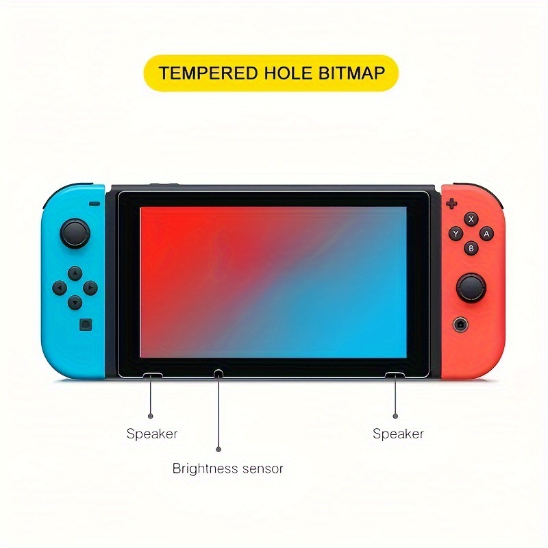 Película templada para Nintendo Switch Película de pantalla SwitchOLED HD NS para consola de juegos Switchlite