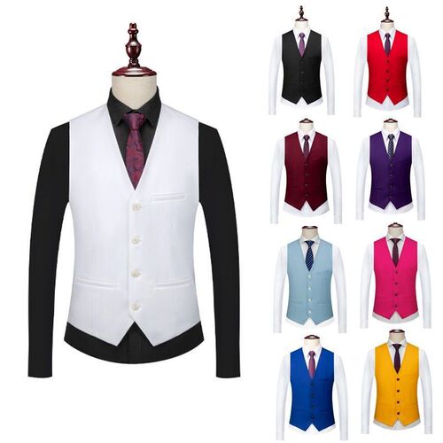 Suit vest men billiard vest hotel KTV billiards bar workwear groom best man suit brother suit set