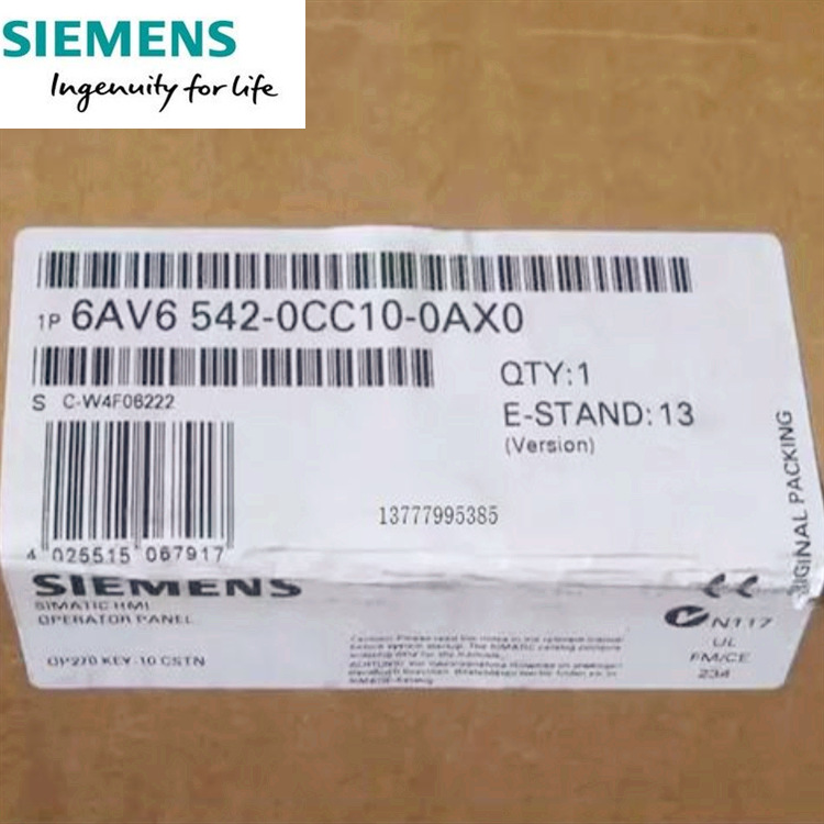 西门子6AV6542-0BB15-2AX0触摸屏6AV6542-0BB15-2AX0操作面板