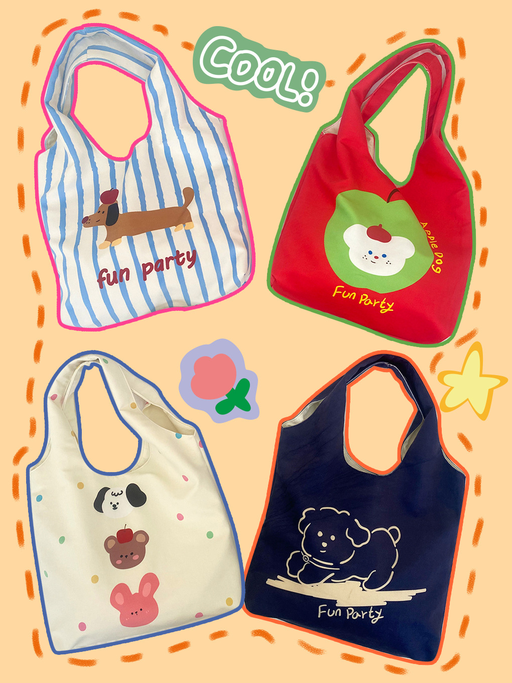 Cartoon capacious vest