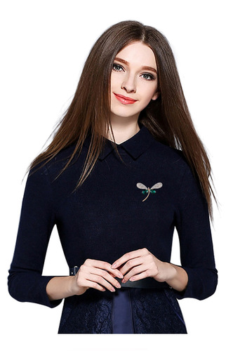 European and American Fashion Crystal Dragonfly Brooch Bouquet Animal Pin, Fashion Women's Clothing Brooch Wholesale