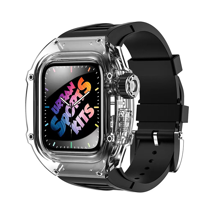 Modificado Richard AppleWatch vaina para Apple Watch S876 Correa iwatch funda protectora transparente