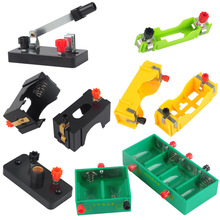 实验室小灯泡灯座电键小学科学单刀开关初中物理电学实验用电池盒