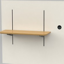 靠墙电动升降支架壁挂式桌子嵌入升降柱调节电动支架定制