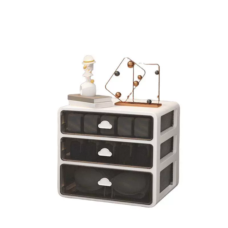 Underwear Storage Organizer, 3-in-1 Stackable Drawer System with Transparent Fronts, Multiple Sizes