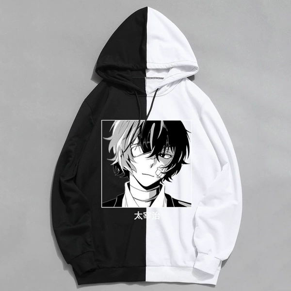 B black/white bungou stray dog