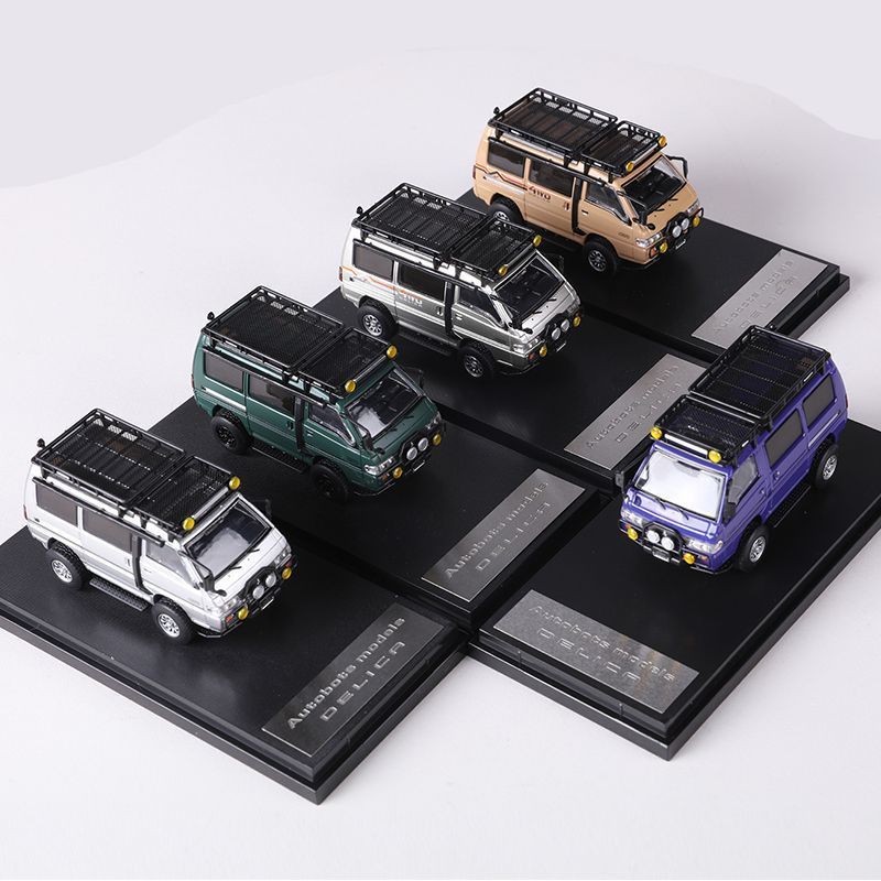 오토봇 1:64 DELICA DELICA 수정 합금 자동차 모델 컬렉션 장식품