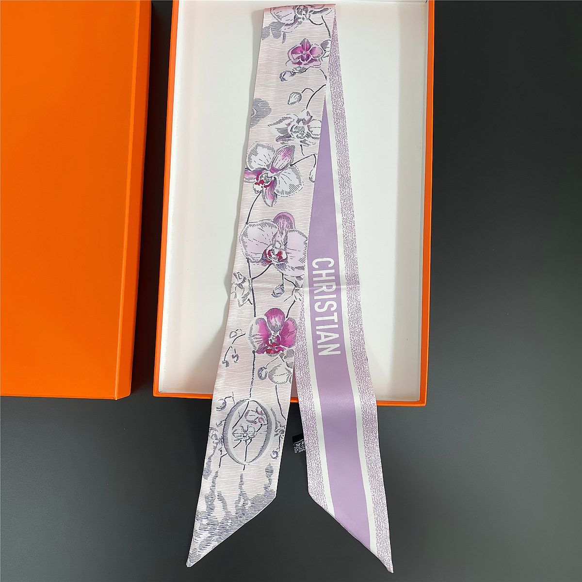 Women's Lady Flower Satin Printing Silk Scarf display picture 26