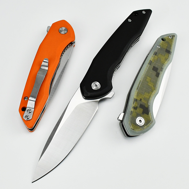 高硬度户外折叠刀随身小刀锋利刀防身折刀便携口袋刀具求生刀露营