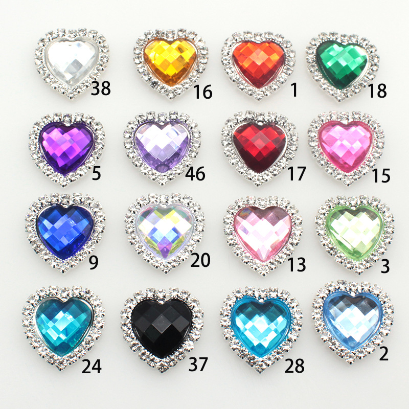 Fashionable hair accessory heart shaped handmade