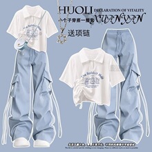 ����ootd���������ɫpolo��t��Ů2026�ļ�����ɼ���С��������