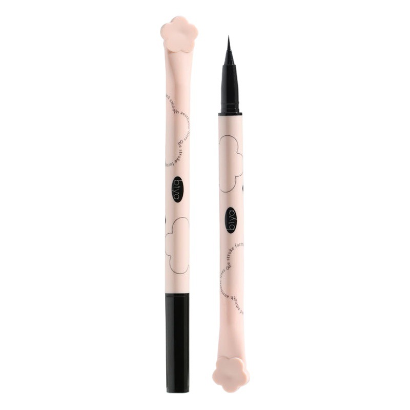Biyaling ojos corazón-caída delineador de ojos delgados maquillaje de larga duración color impermeable mentira gusano de seda no es fácil de manchas delineador mentira gusano de seda pluma