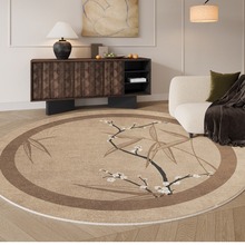 地毯客厅耐脏易打理新中式家用圈绒地毯高级感防滑耐磨沙发茶几毯