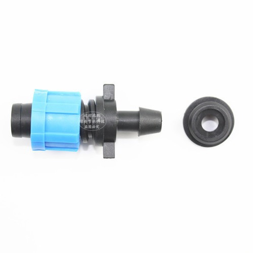 16mm riego por goteo con cerradura de bypass con válvula de polipas de tipo I con parche de inserción en tierras de cultivo tipo laberinto de tubería de riego por goteo