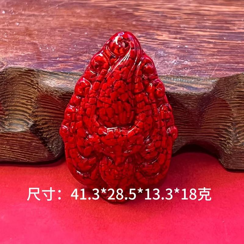 辰砂結晶大粒ゴールドバッジ仏陀平和バックルアクセサリー卸売|undefined