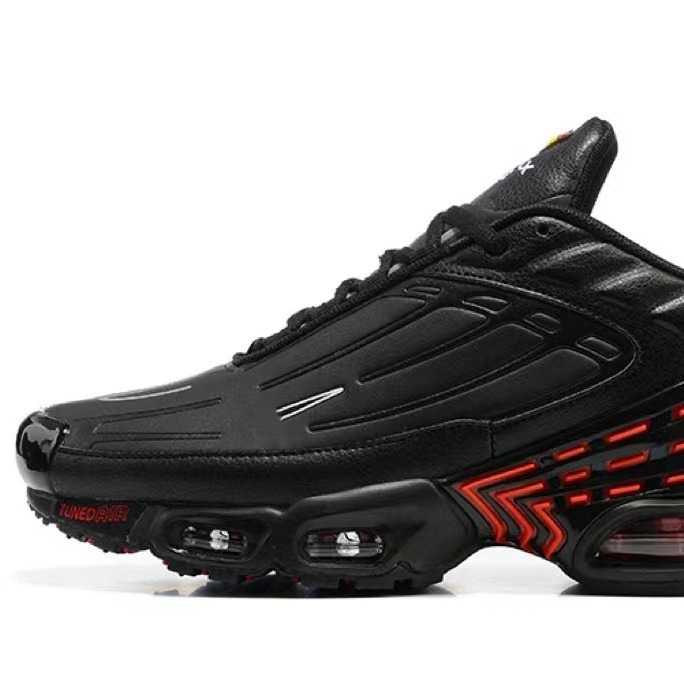 Transfronterizos exclusivos para TN3 zapatos de cojín de aire de cuero para hombres y mujeres, zapatos deportivos casuales de empalme PLUS3 zapatos de carrera de comercio exterior