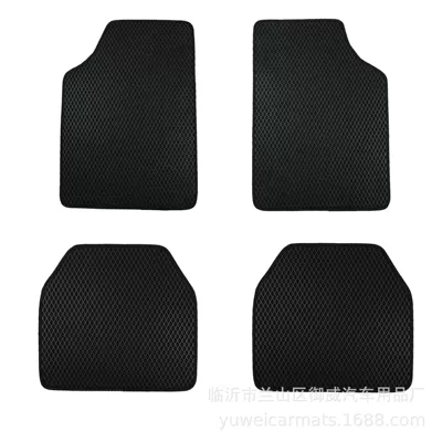 General Motors Foot Mat Grid Pattern Diamond Pattern Honeycomb Foot Mat Cross-border Special for Foreign Trade Eva Foot Mat Right Rudder Foot Mat (Universal Foot Pad) - four-black-pieces-small-head