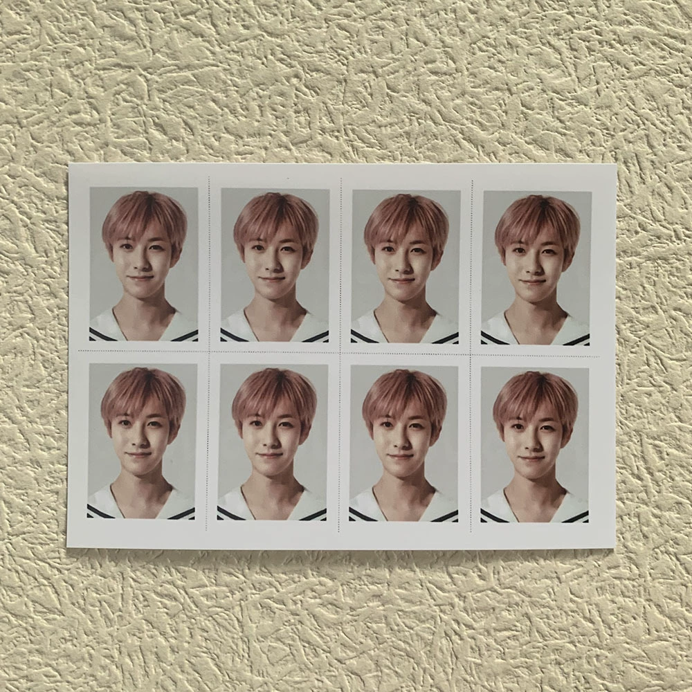 Фото на сертификат NCT DREAM одно-дюймовое фото NCT BLACK для школьного персонального идентификатора