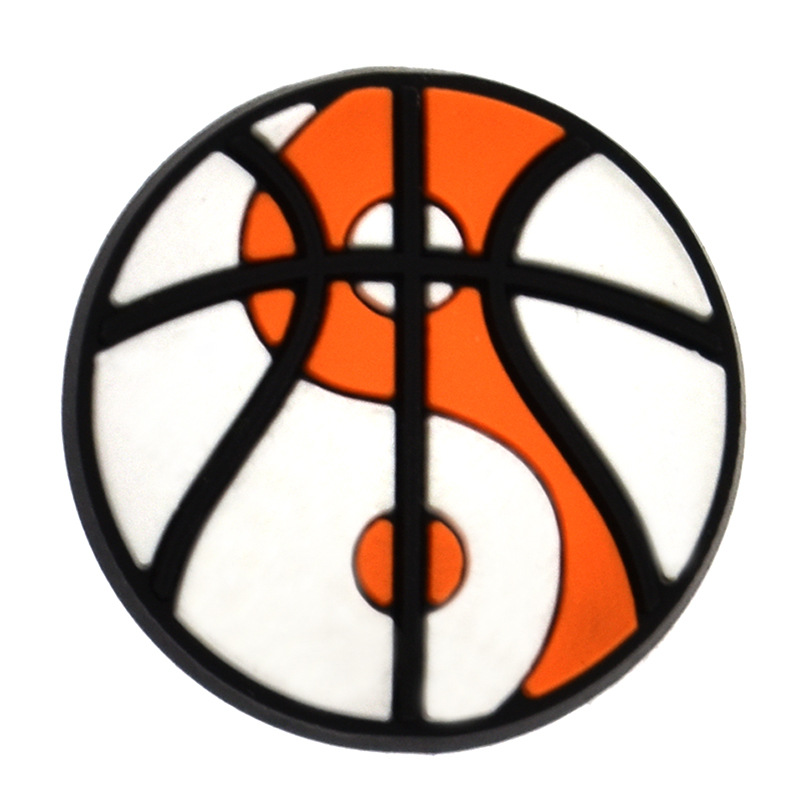 Fabricantes directos zapatos de baloncesto accesorios de flores DIY extraíble suave zapatos de PVC Accesorios de flores Accesorios