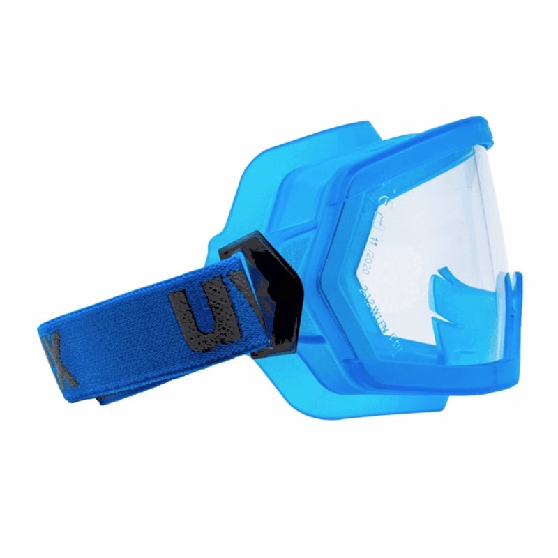 UVEX protector de ojos de seguridad anti-fog, anti-racabo, anti-splash químico líquido, gafas suaves anti-impacto 9321906
