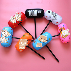 Inflatable 1000-ton Hammer/Printed Cartoon Small Inflatable Hammer Children's Inflatable Toy/Inflatable Hammer Wholesale