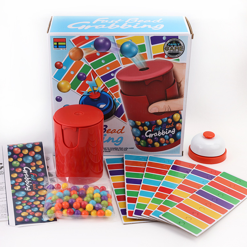 Color Ball Game Color Bean Matching Tabletop Game Multiplayer Parent-Child Interactive Family Educational Toys Cross-Border