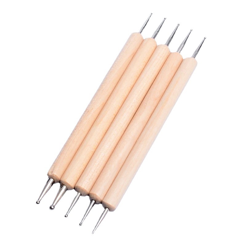 Juego de 5 Herramientas de Cerámica para Trabajar la Arcilla, Cuchillos para Esculpir Arcilla, Herramientas de Escultura de Arcilla de Doble Cabeza para Niños, Venta al por Mayor